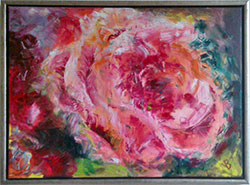 Rose abstrakt - 80cm x 60cm (BxH)