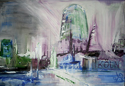 Köln - 120cm x 80cm (BxH)