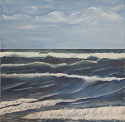 Wildes Wasser - 100cm x 100cm (BxH)