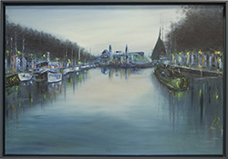 Hafen von Vlaardingen (NL) - 100cm x 70cm (BxH)