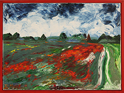 Mohnfelder Insel Poel - 80cm x 60cm (BxH)