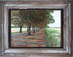 Allee bei Tholen (NL) - 40cm x 30cm (BxH)