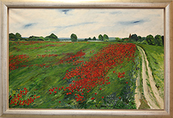 Mohnfelder Insel Poel - 115cm x 75cm (BxH)