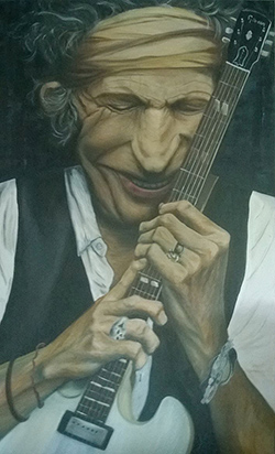 Keith Richards - 100cm x 150cm (BxH)